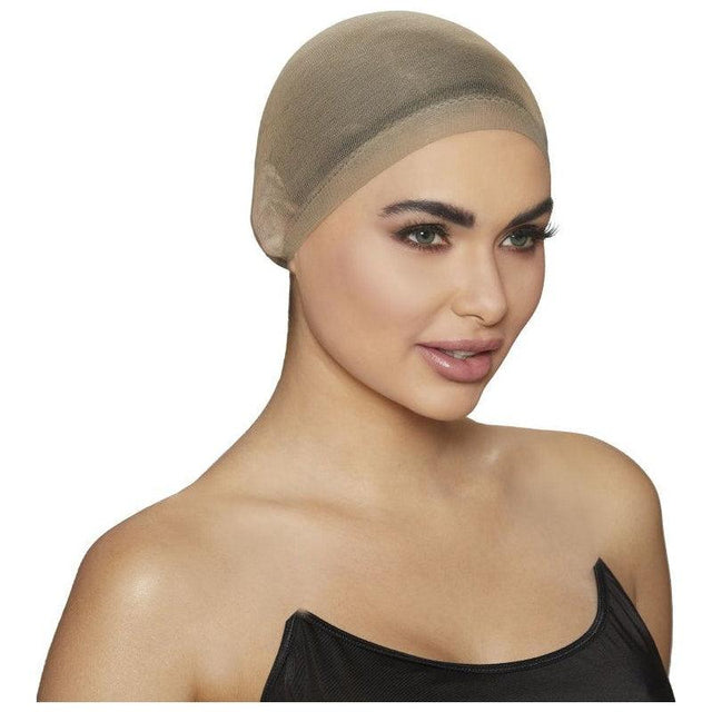 Dreamgirl Wig Cap Nude 2 Pc - Lingerie