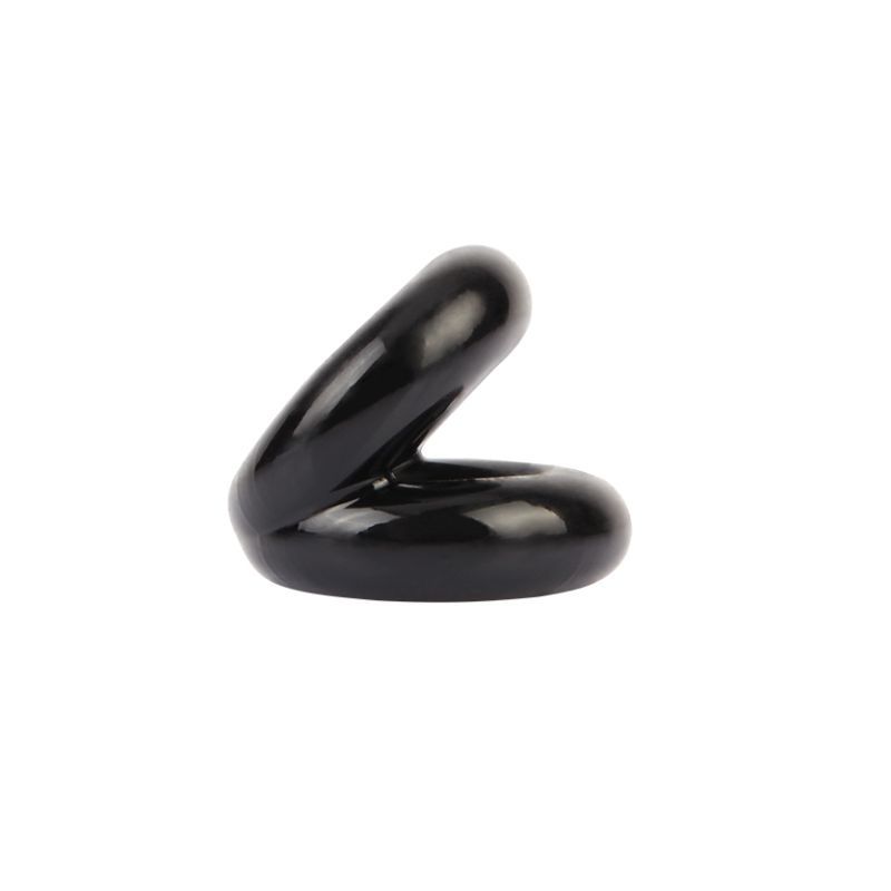 Dual Pleasure Ring Black - Naughty by Nature Adult Store