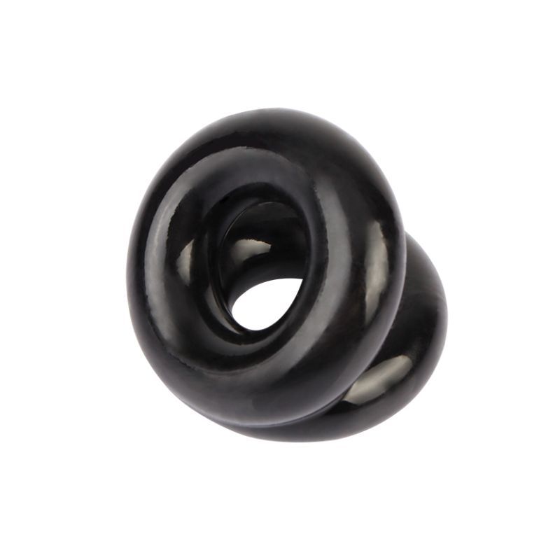 Dual Pleasure Ring Black - Naughty by Nature Adult Store