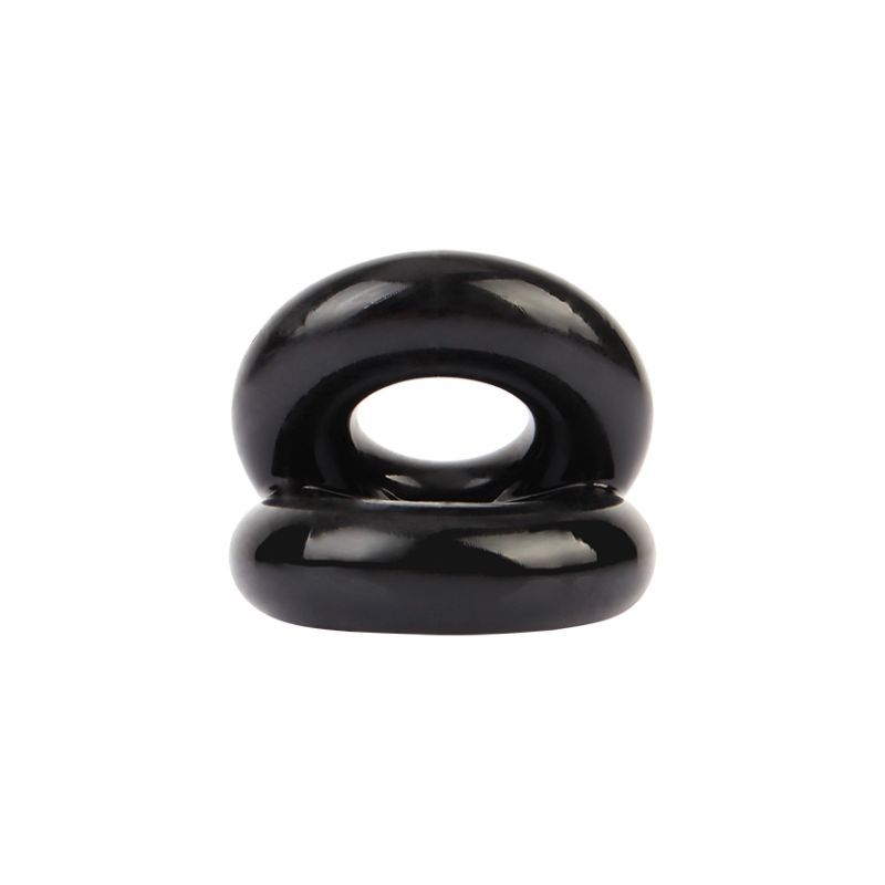 Dual Pleasure Ring Black - Naughty by Nature Adult Store