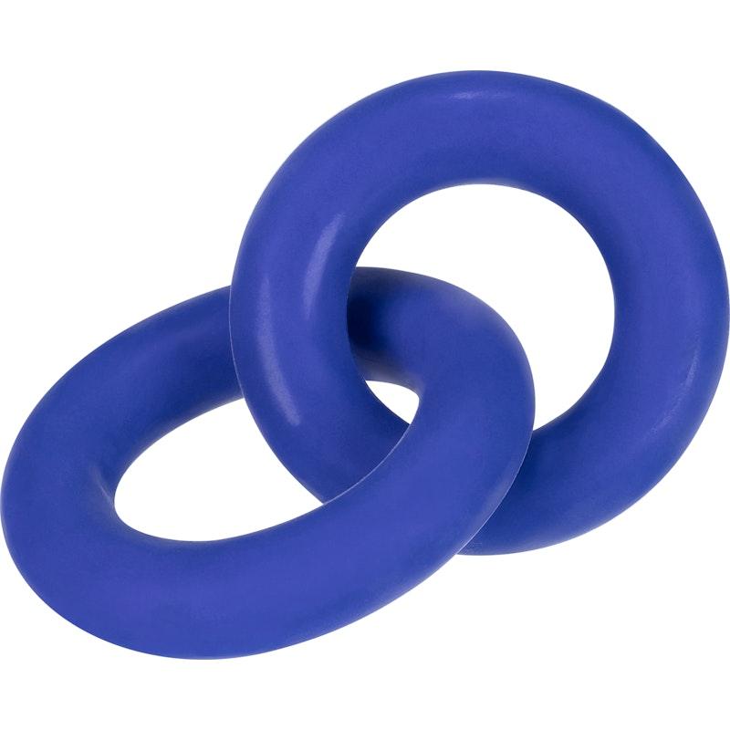 DUO Linked Cock/Ball Rings by Hunkyjunk Cobalt - Adult Toys