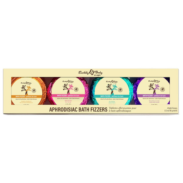 EB Aphrodisiac Bath Fizzers Scented Bath Bombs Set Of Four Scents - HEALTH CARE