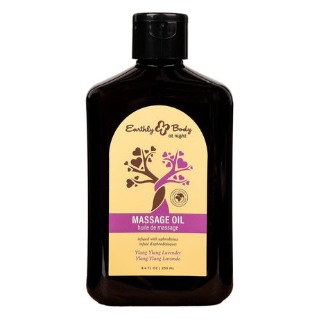 EB Hemp Seed Massage Oil Ylang Ylang Lavender & Sandalwood Scented - LOTIONS & LUBES