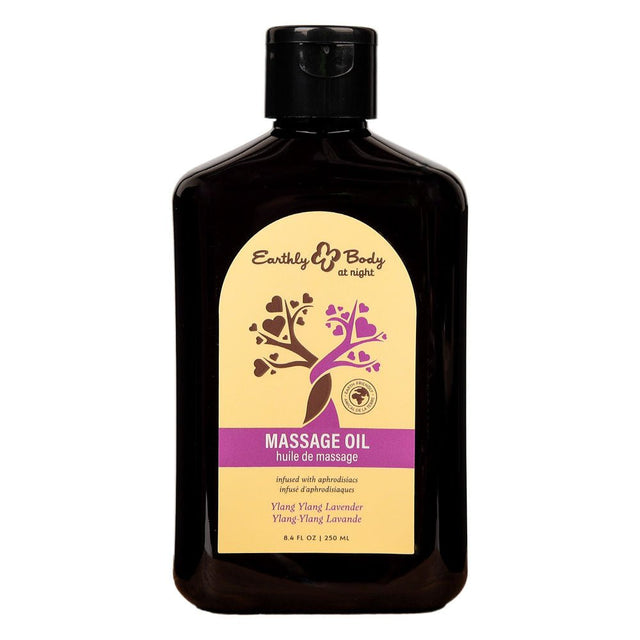 EB Hemp Seed Massage Oil Ylang Ylang Lavender & Sandalwood Scented - LOTIONS & LUBES