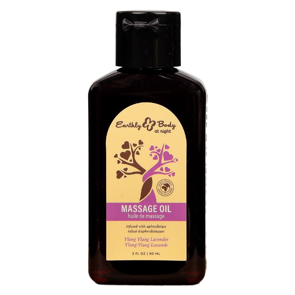 EB Hemp Seed Massage Oil Ylang Ylang Lavender Scented 60 Ml Bottle - LOTIONS & LUBES