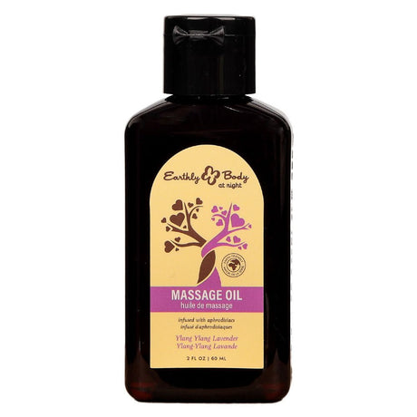 EB Hemp Seed Massage Oil Ylang Ylang Lavender Scented 60 Ml Bottle - LOTIONS & LUBES