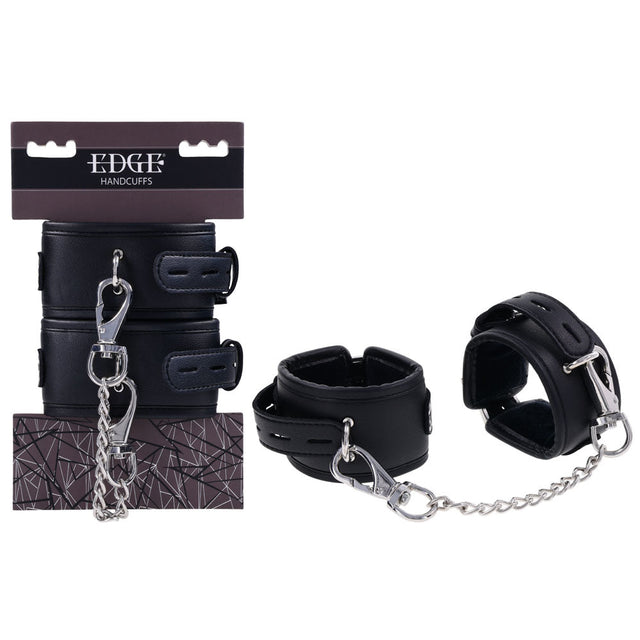 EDGE Handcuffs - Black Restraints - BONDAGE - TOYS