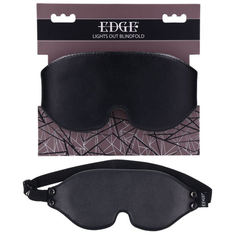 EDGE Lights Out Blindfold - Black Eyemask Restraint - BONDAGE - TOYS