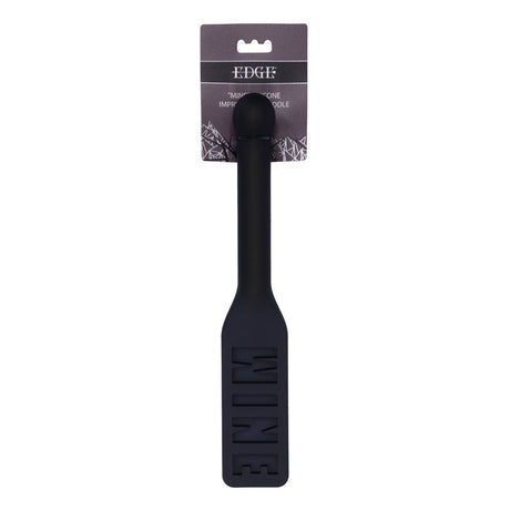 EDGE MINE Silicone Paddle - Black Spanking Paddle - BONDAGE - TOYS
