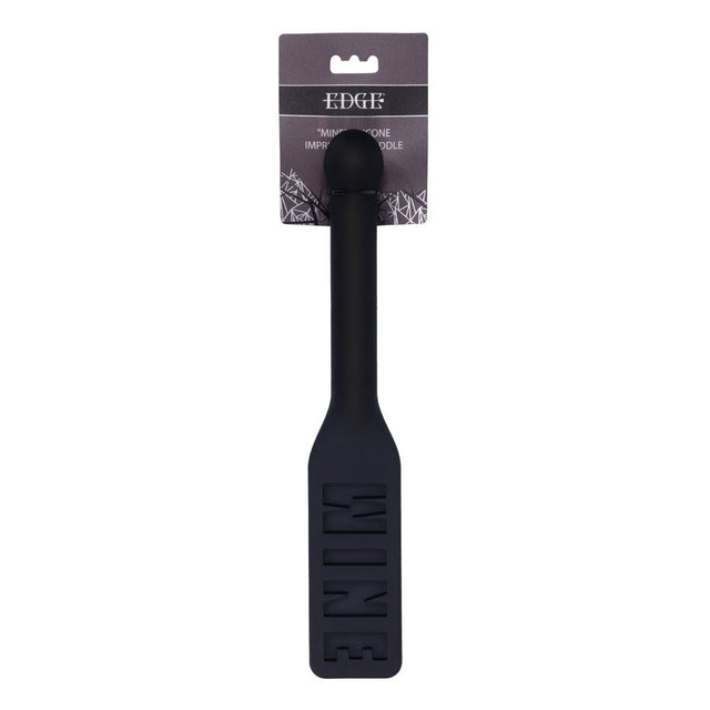 EDGE MINE Silicone Paddle - Black Spanking Paddle - BONDAGE - TOYS