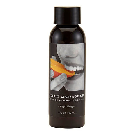 Edible Massage Oil - Mango Flavoured - 59 ml Bottle - LOTIONS & LUBES