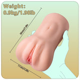 Elaine Realistic Vibrating Sucking Vaginal Masturbator - Adult Toys