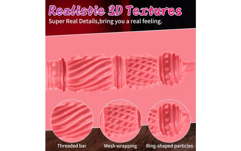 Eliza App Controlled Thrusting Vibrating Realistic Vaginal Masturbator - Adult Toys