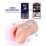 Eliza App Controlled Thrusting Vibrating Realistic Vaginal Masturbator - Adult Toys