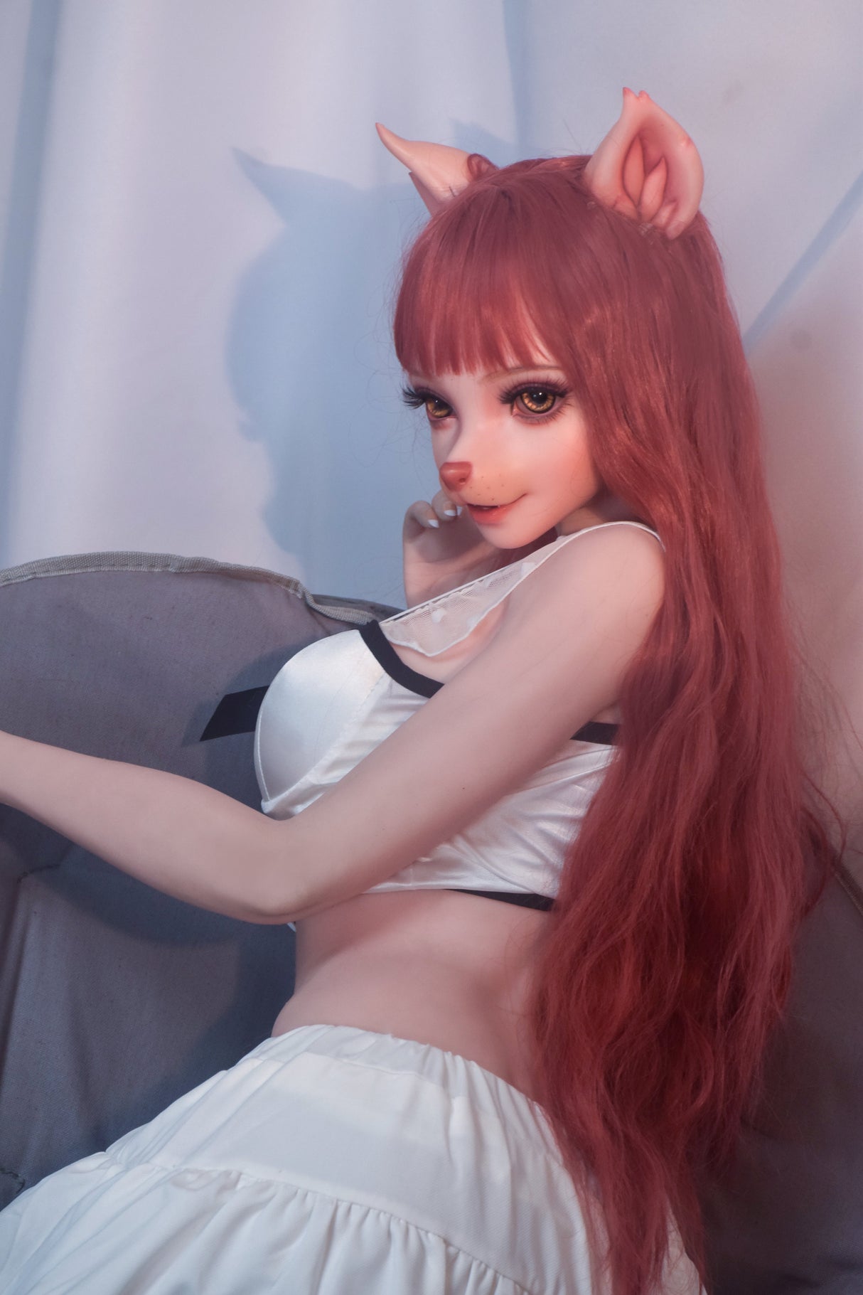 Elsababe Inujima Haruko: 150cm/4ft11 Anime Silicone Sex Doll - Sex Doll