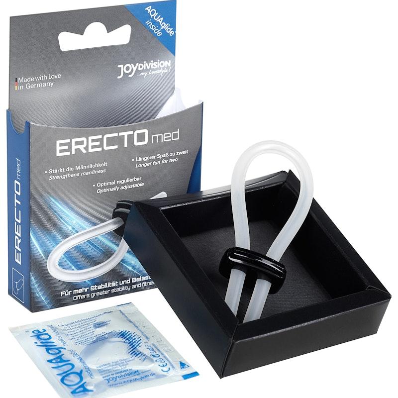 ERECTOmed Adjustable Cock Ring Clear - Adult Toys