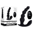 Evolved BEAD ME UP - Black 16.8 cm USB Rechargeable Vibrating Anal Beads with Wireless Remote - ANAL TOYS - Naughty by Nature Adult Store