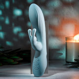 Evolved BOSS BUNNY - Baby Blue 20.1 cm Rabbit Vibrator - VIBRATORS