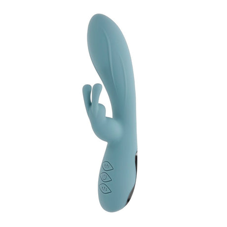 Evolved BOSS BUNNY - Baby Blue 20.1 cm Rabbit Vibrator - VIBRATORS