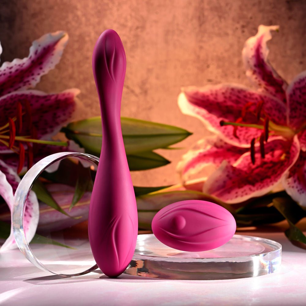 Evolved CHERRY POSE - Pink Flexible & Posable Vibrator with Remote - VIBRATORS - Naughty by Nature Adult Store