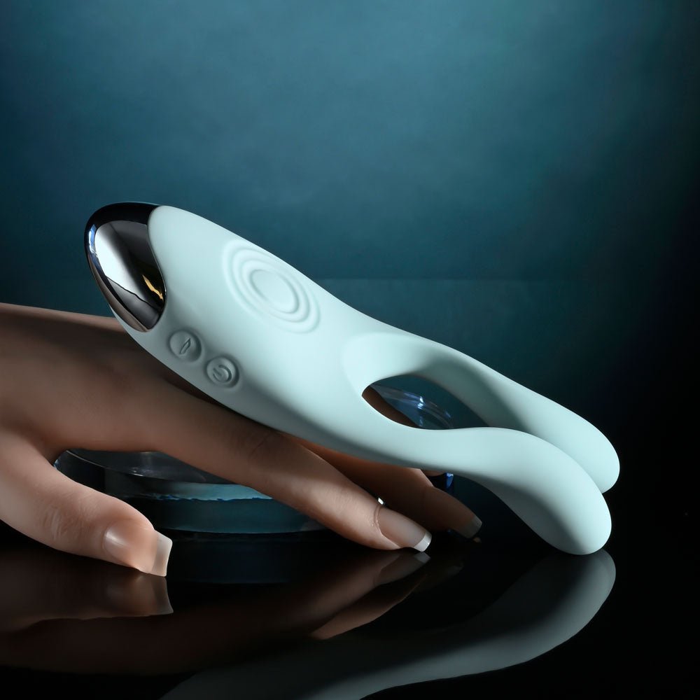 Evolved COUPLES THERAPY - Teal USB Rechargeable Couples Stimulator - STIMULATORS