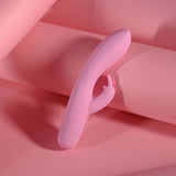 Evolved Cushy Bunny Pink 19.1 cm USB Rechargeable Rabbit Vibrator - VIBRATORS