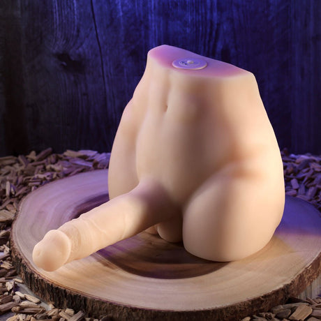 Evolved EASY RIDER LIGHT - Rechargeable Male Torso with Vibrating Penis - Naughty by Nature Adult Store
