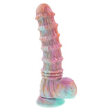 Evolved FANTASY - Multicoloured Vibrating Fantasy Dildo with Remote - DONGS - Naughty by Nature Adult Store