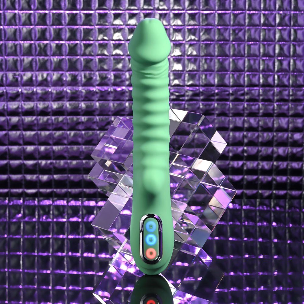 Evolved Full Throttle Mint Green USB Rechargeable Vibrator - VIBRATORS