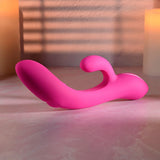 Evolved G Tapper Pink Rechargeable Rabbit Vibrator - VIBRATORS