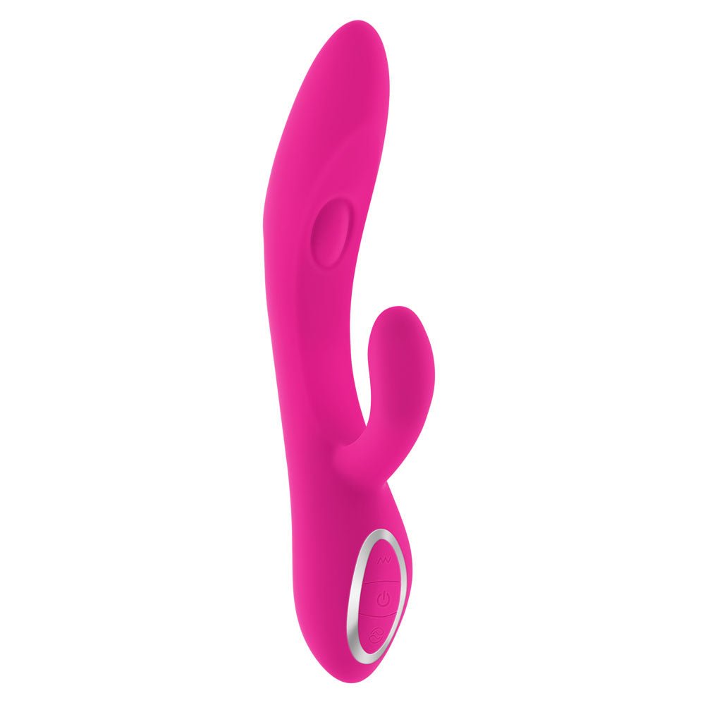 Evolved G Tapper Pink Rechargeable Rabbit Vibrator - VIBRATORS