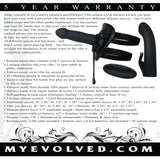 Evolved HEAVENLY HARNESS - Black Rechargeable Strap - On Kit - Naughty by Nature Adult Store