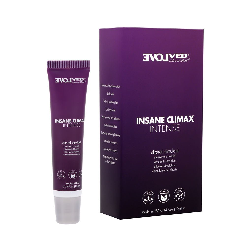 Evolved INSANE CLIMAX - INTENSE - Clitoral Stimulation Gel - ENHANCERS
