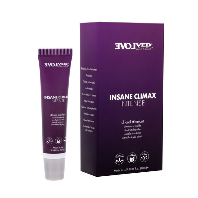 Evolved INSANE CLIMAX - INTENSE - Clitoral Stimulation Gel - ENHANCERS