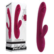 Evolved JAMMIN' G - Burgundy 20.1 cm USB Rechargeable Rabbit Vibrator - VIBRATORS
