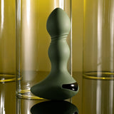 Evolved LIEUTENANT - Green 12.2 cm USB Rechargeable Vibrating Butt Plug - Anal Toys