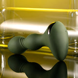 Evolved LIEUTENANT - Green 12.2 cm USB Rechargeable Vibrating Butt Plug - Anal Toys