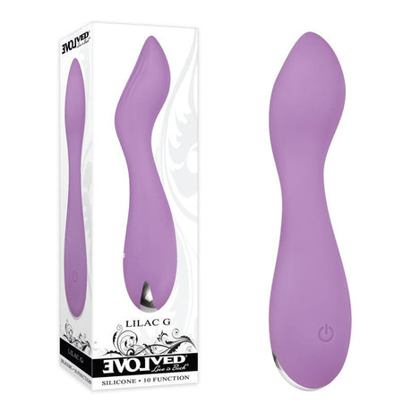 Evolved LILAC G - Lilac 11.5 cm USB Rechargeable Mini Vibrator - VIBRATORS