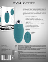 Evolved OVAL OFFICE - Green 8.5 cm USB Rechargeable Wireless Egg with Remote Control - BULLETS & EGGS