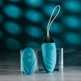 Evolved OVAL OFFICE - Green 8.5 cm USB Rechargeable Wireless Egg with Remote Control - BULLETS & EGGS