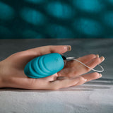 Evolved OVAL OFFICE - Green 8.5 cm USB Rechargeable Wireless Egg with Remote Control - BULLETS & EGGS