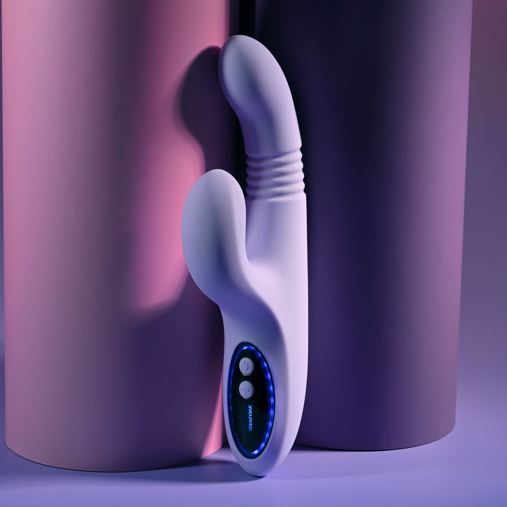 Evolved PEP TALK Purple Thrusting Vibrator Clitoral Stimulator - VIBRATORS