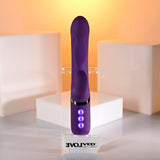 Evolved PLEASURE PUFF - Purple 24.1 cm Inflatable Rabbit Vibrator - VIBRATORS