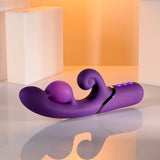 Evolved PLEASURE PUFF - Purple 24.1 cm Inflatable Rabbit Vibrator - VIBRATORS