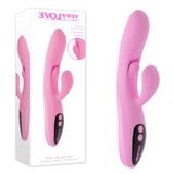 Evolved Push The Button Pink 23.5cm Rabbit Vibrator G Spot - VIBRATORS