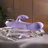 Evolved Spinderella Rabbit Vibrator – Rotating & Rechargeable Purple - VIBRATORS