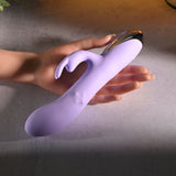 Evolved Spinderella Rabbit Vibrator – Rotating & Rechargeable Purple - VIBRATORS