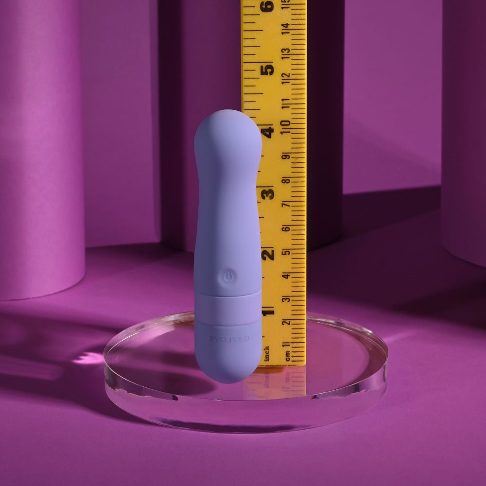 Evolved Squishy Bullet Vibrator – Purple USB Rechargeable 11cm - BULLETS & EGGS
