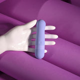 Evolved Squishy Bullet Vibrator – Purple USB Rechargeable 11cm - BULLETS & EGGS