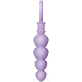 Evolved Sweet Treat - Purple 11.5 cm Beaded Butt Plug with Handle - Anal Toys